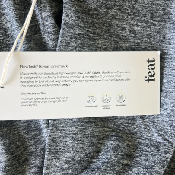 New Feat Mens Standard Crewneck Sweatshirt & Shorts Set Heather gray Size Large - Picture 8 of 13